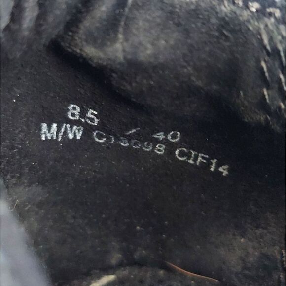 B.O.C Born Concept Black Herringbone Margaret Leather Clogs - 8.5 - Picture 10 of 10